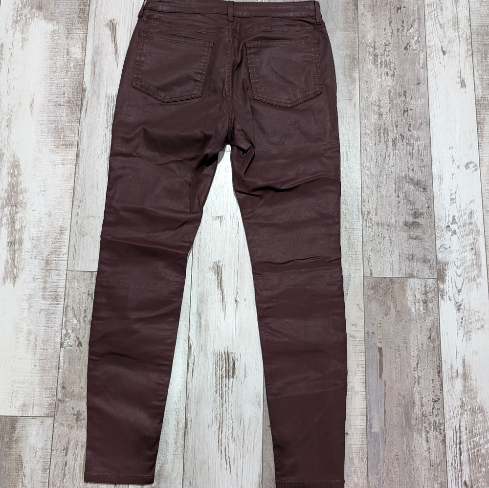 Boden the Brighton‎ bike skinny  jeans red wax jean size 8P - Picture 5 of 5
